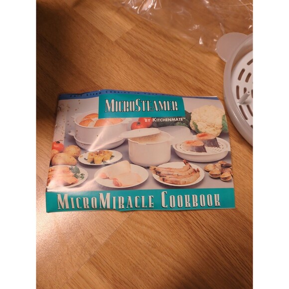 MicroSteamer Kitchenmate Microwave Steamer Kitchen Cooking Tool - Picture 7 of 8